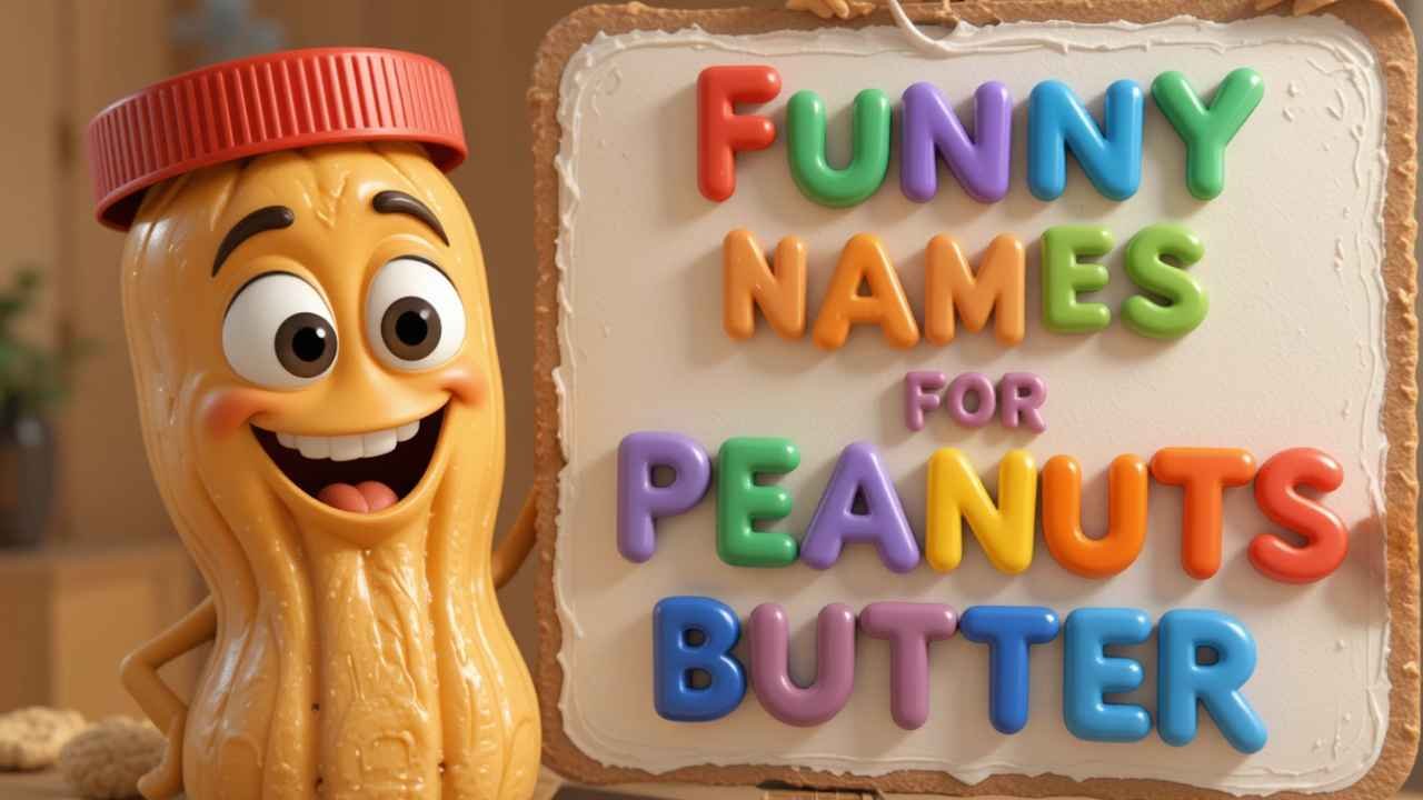 funny names for peanut butter