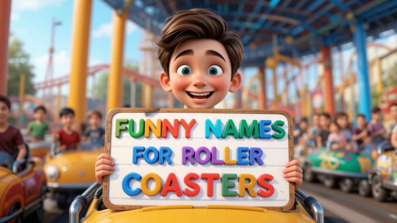 funny names for roller coasters