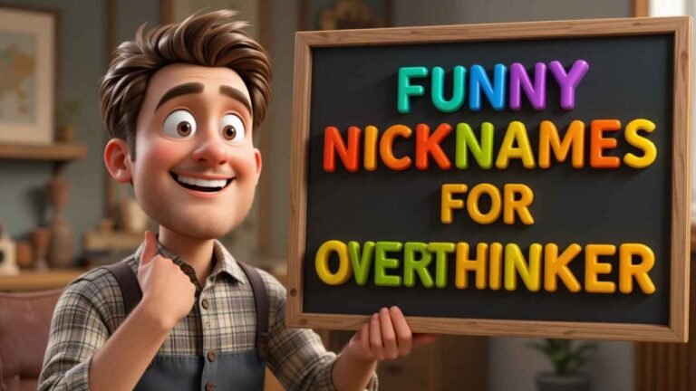 funny nicknames for overthinker