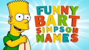 funny bart simpson names