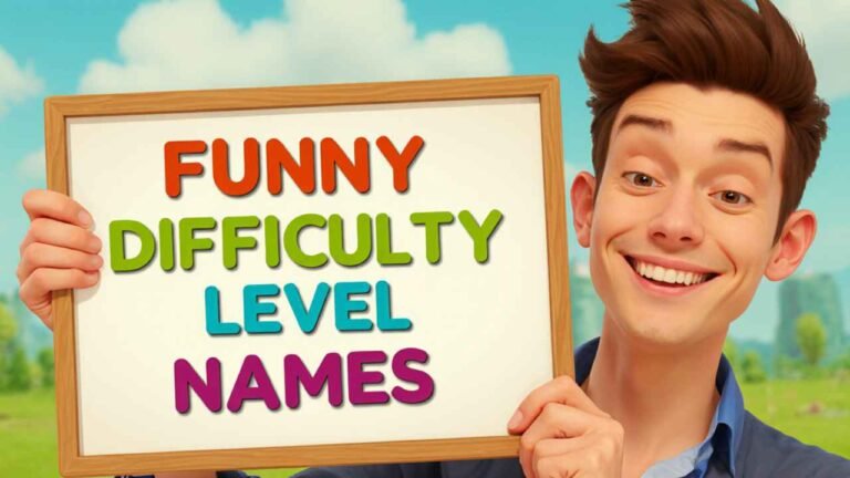 funny difficulty level names​