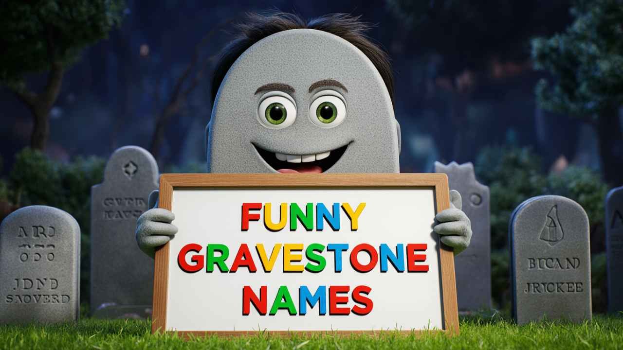 funny gravestone names
