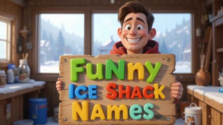funny ice shack names​