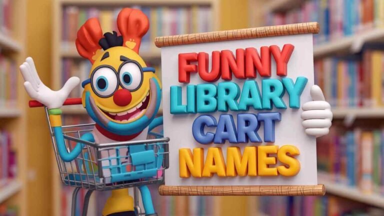 funny library cart names