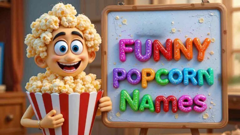 funny popcorn names
