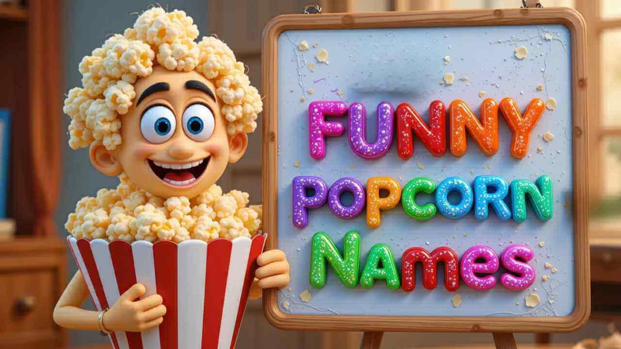 funny popcorn names