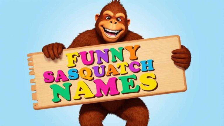 funny sasquatch names
