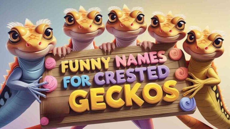 funny names for crested geckos