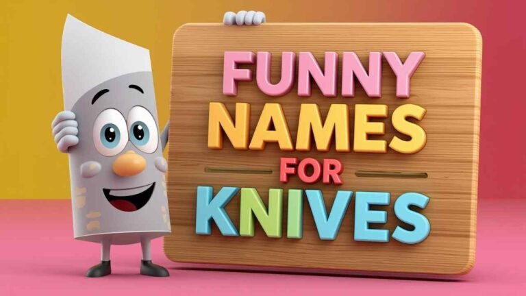 funny names for knives