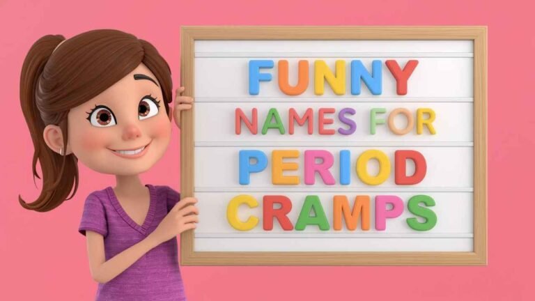 funny names for period cramps