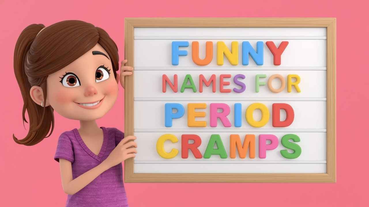 funny names for period cramps