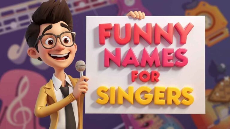 funny names for singers