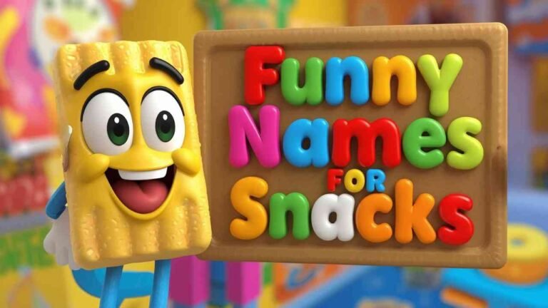 funny names for snacks
