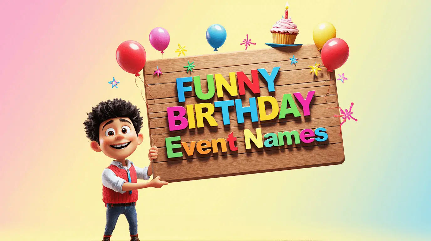 funny birthday event names