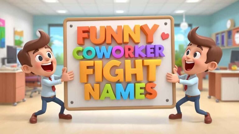 funny coworker fight names