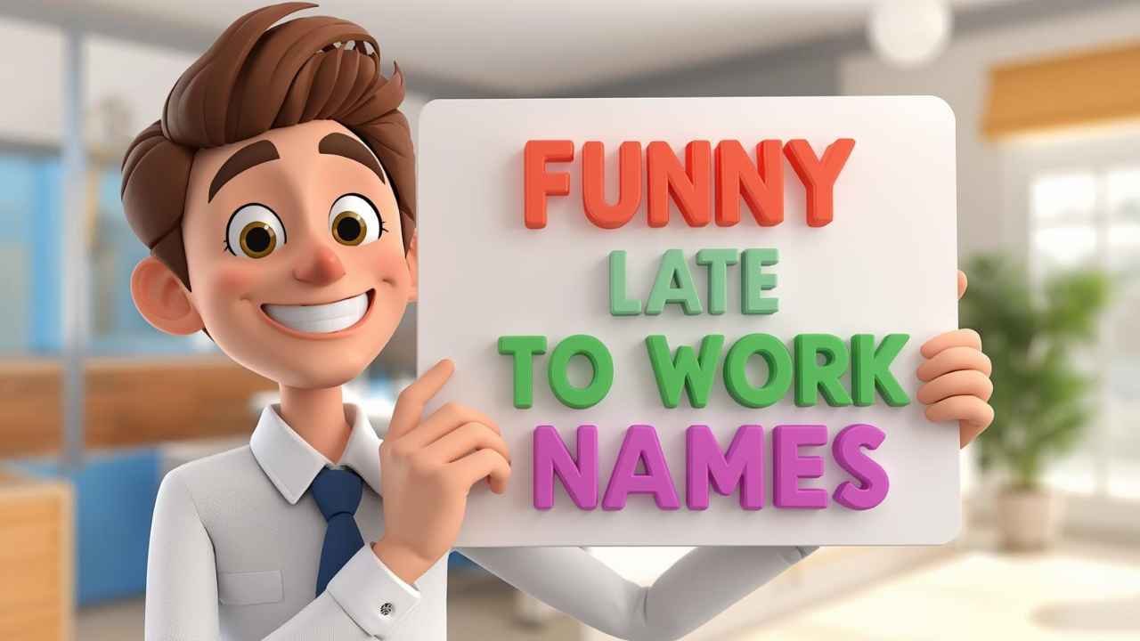 200+ Funny & Creative Late to Work Names - nameslisty.com
