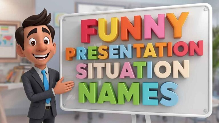 funny presentation situation names
