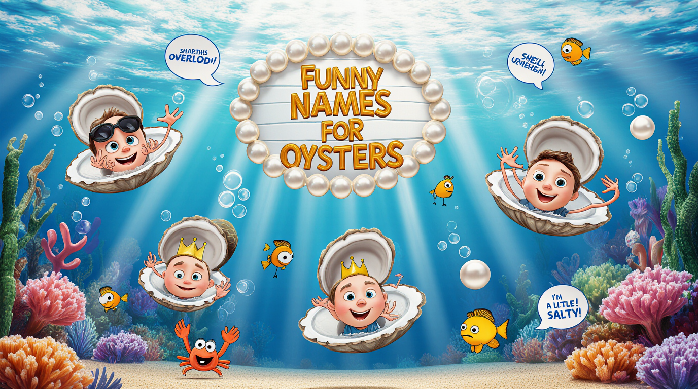 funny names for oysters