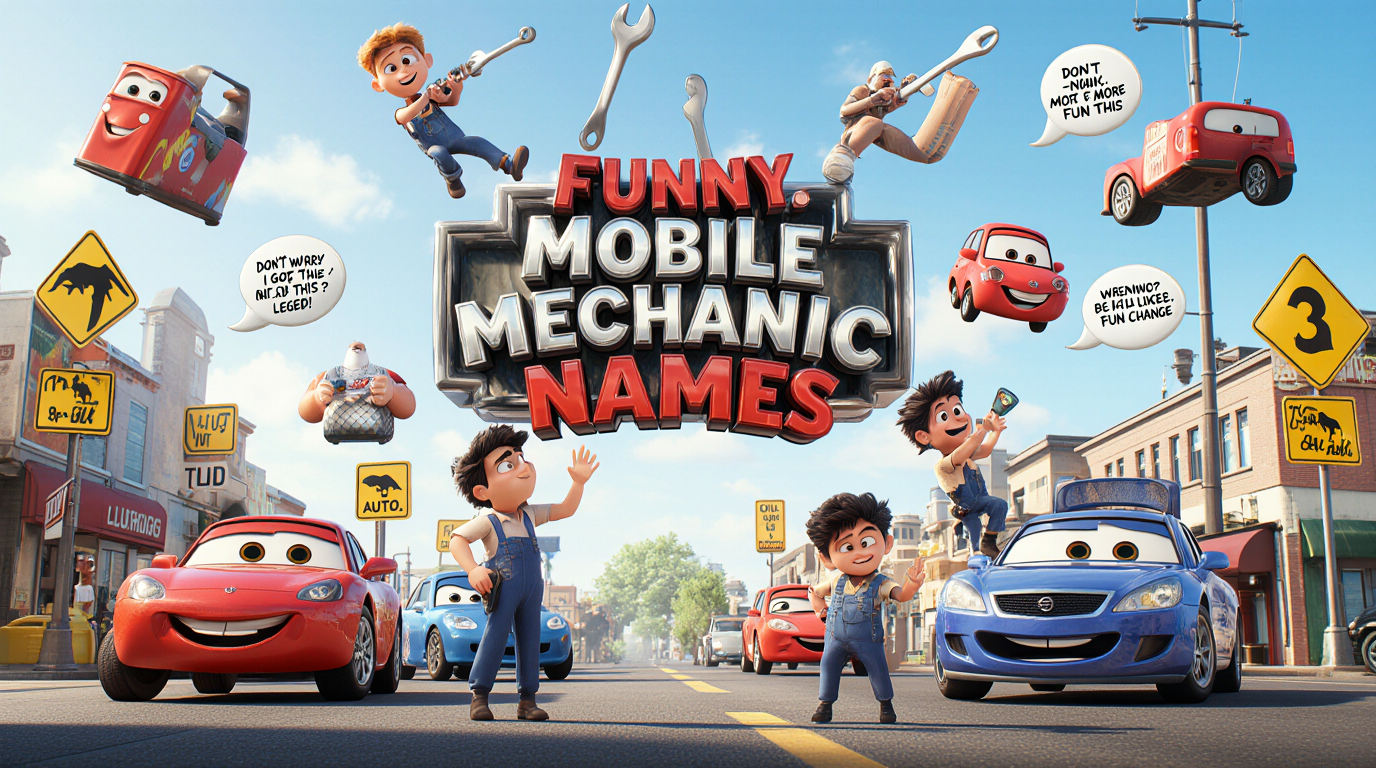 funny mobile mechanic names