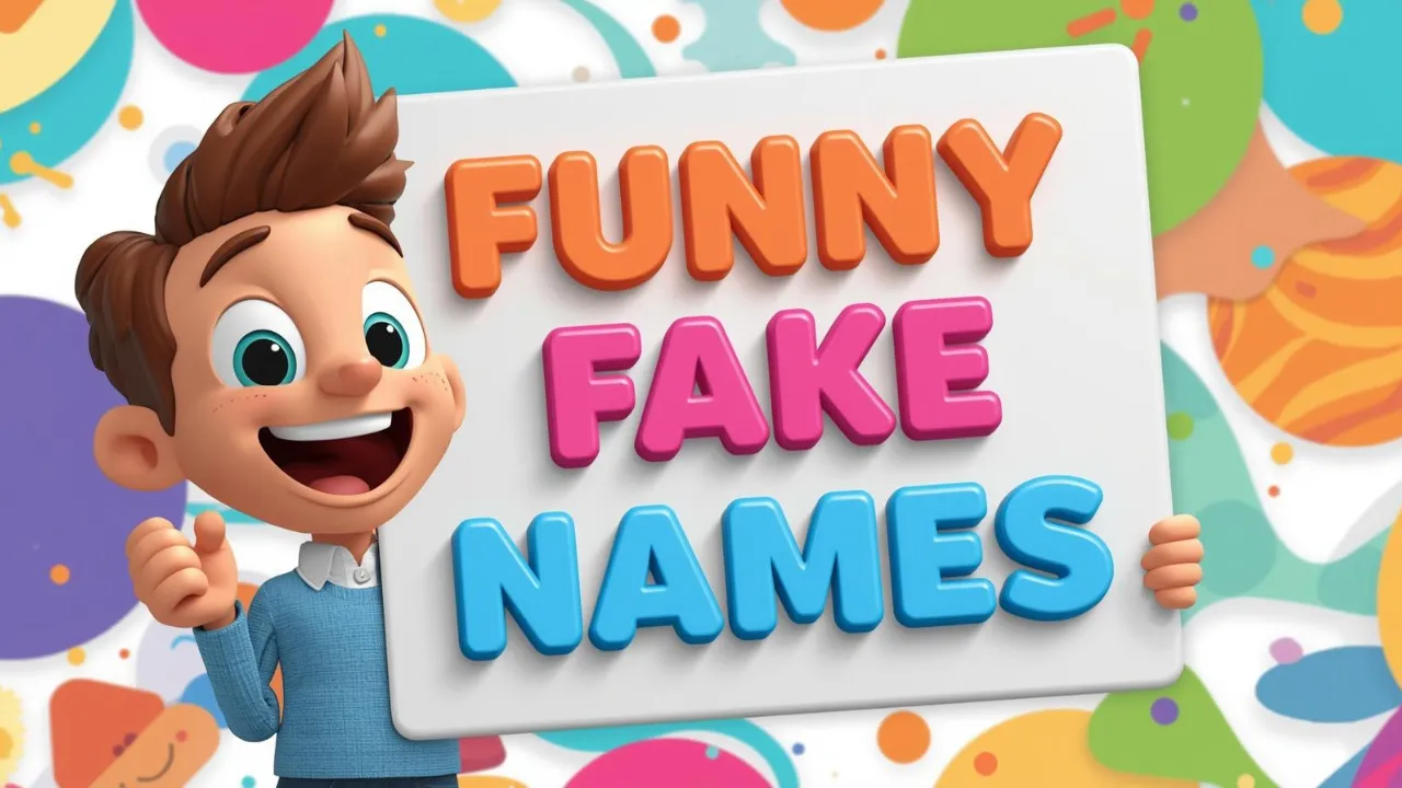 funny fake names