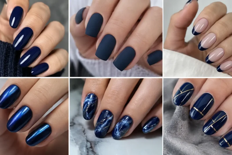 Nails Navy Blue Ideas That Make Deep Color Feel Unexpected